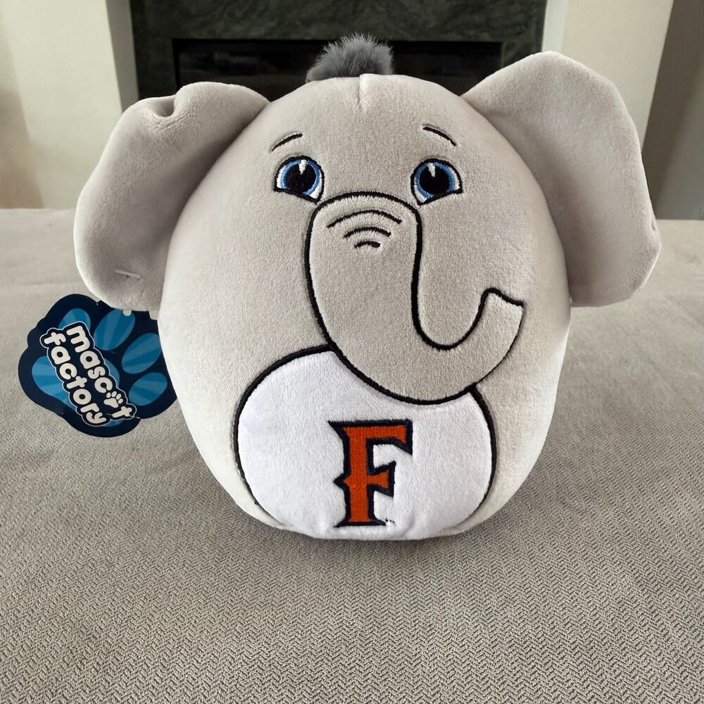 Cal State Fullerton Titans Elephant Mascot Factory Plush 7" CSUF College